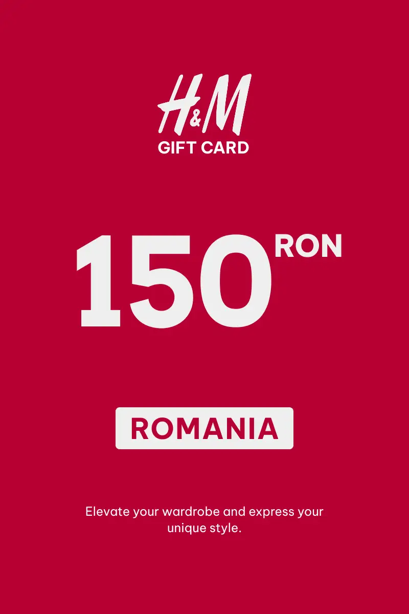 HandM 150 RON Gift Card (Romania) - Digital Key