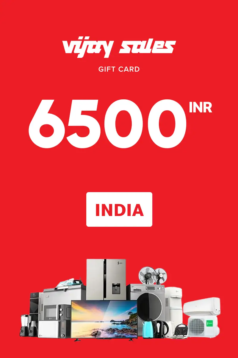 Vijay Sales 6500 INR Gift Card (India) - Digital Key