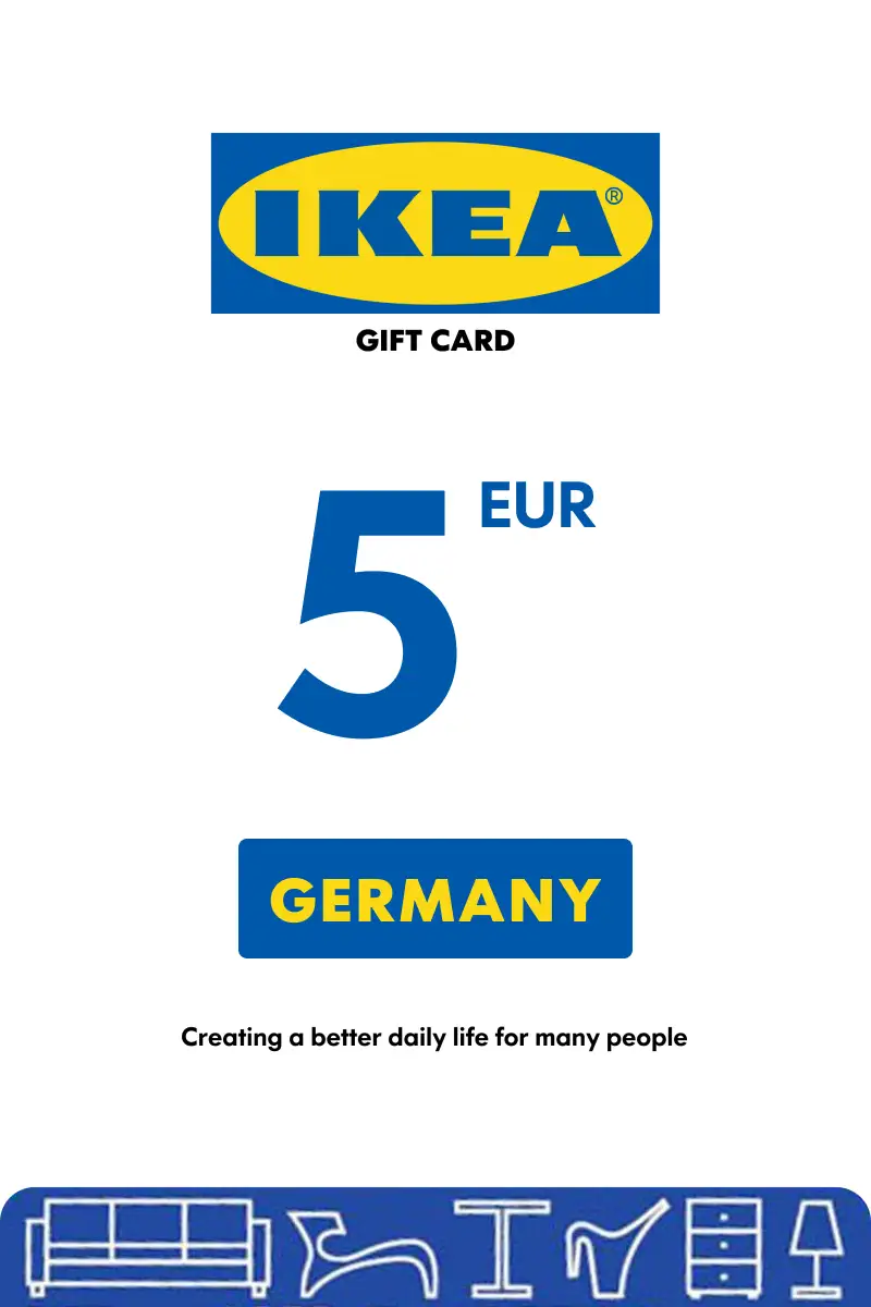 IKEA 5 EUR Gift Card (Germany) - Digital Key