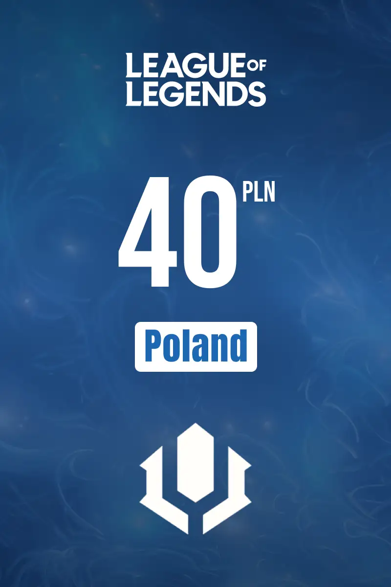 League of Legends 40 PLN Gift Card (Poland) - Digital Key