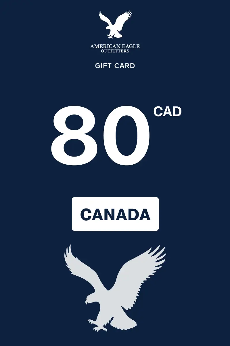 American Eagle Outfitters 80 CAD Gift Card (Canada) - Digital Key