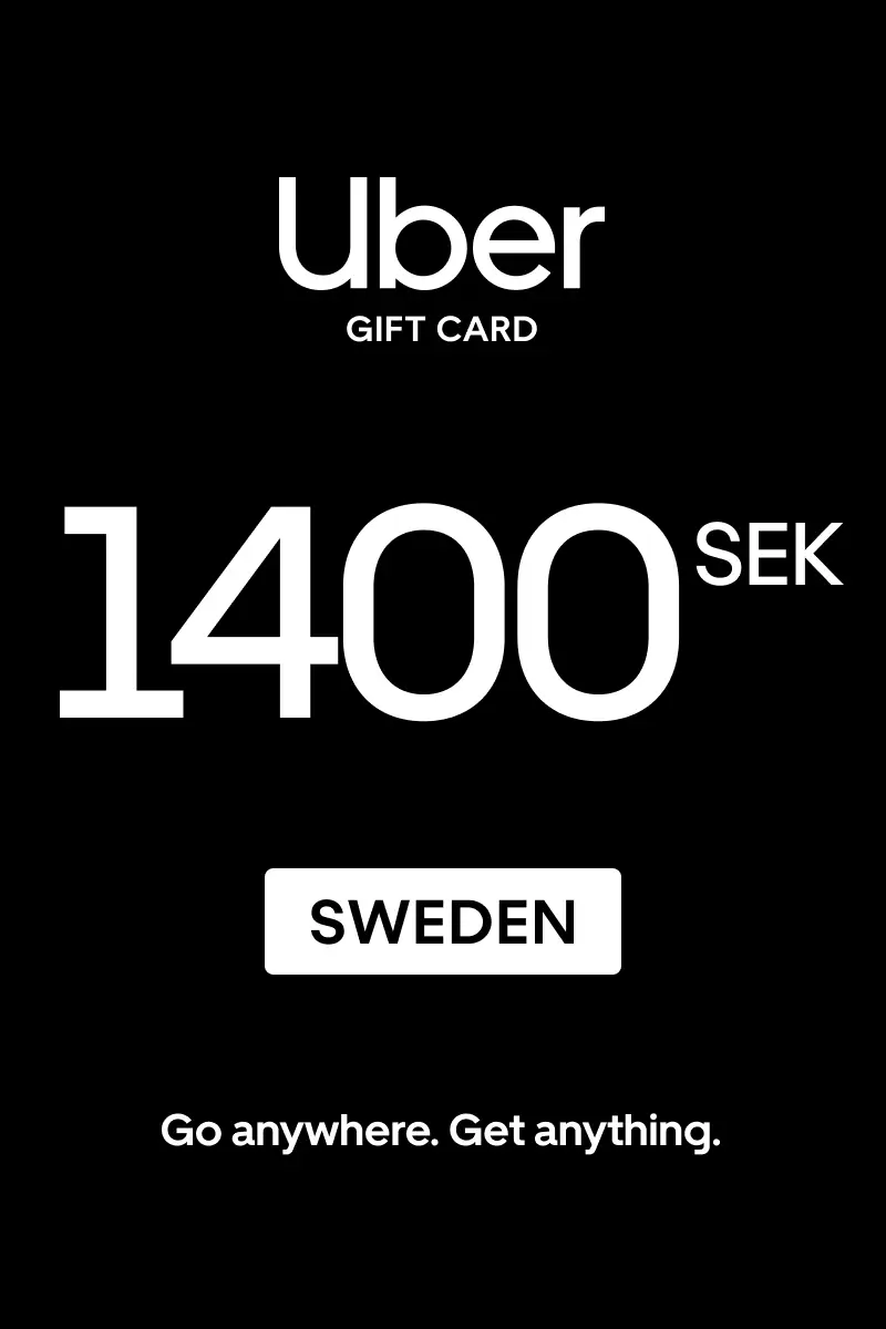 Uber 1400 SEK Gift Card (Sweden) - Digital Key