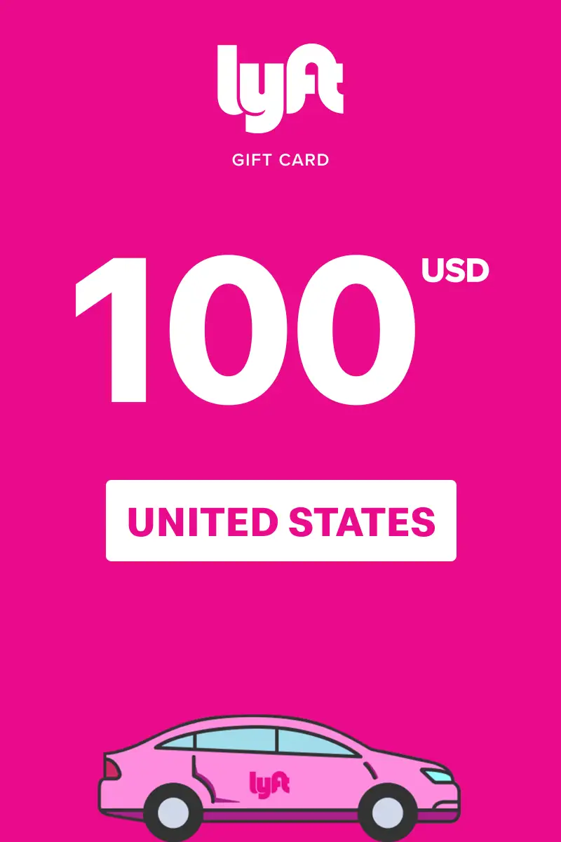 Lyft 100 USD Gift Card (United States) - Digital Key