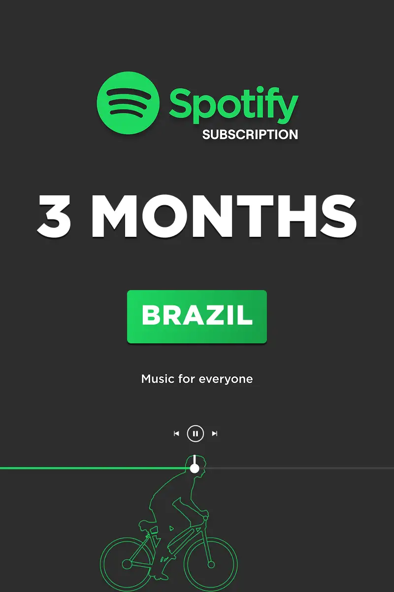 Spotify Premium 3 Months Subscription (Brazil) - Digital Key