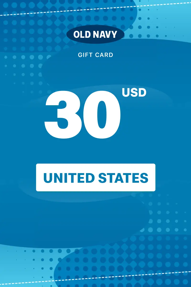 Old Navy 30 USD Gift Card (United States) - Digital Key