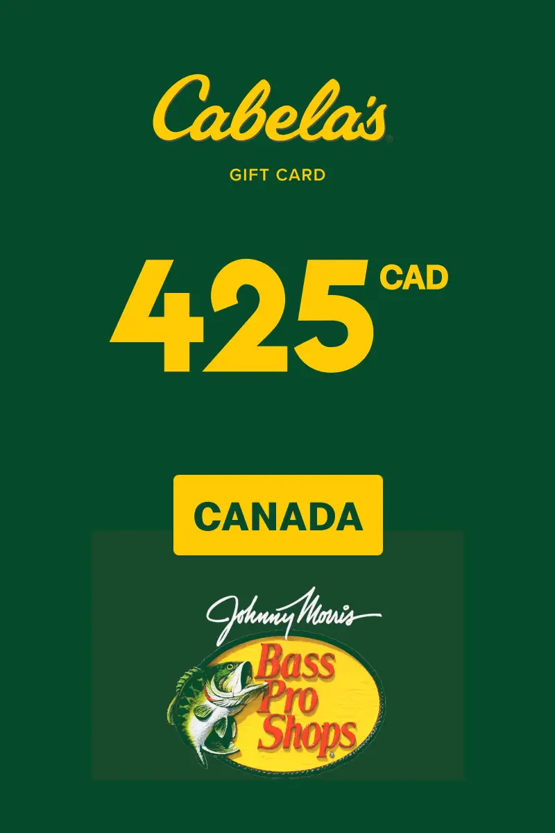 Cabela's 425 CAD Gift Card (Canada) - Digital Key