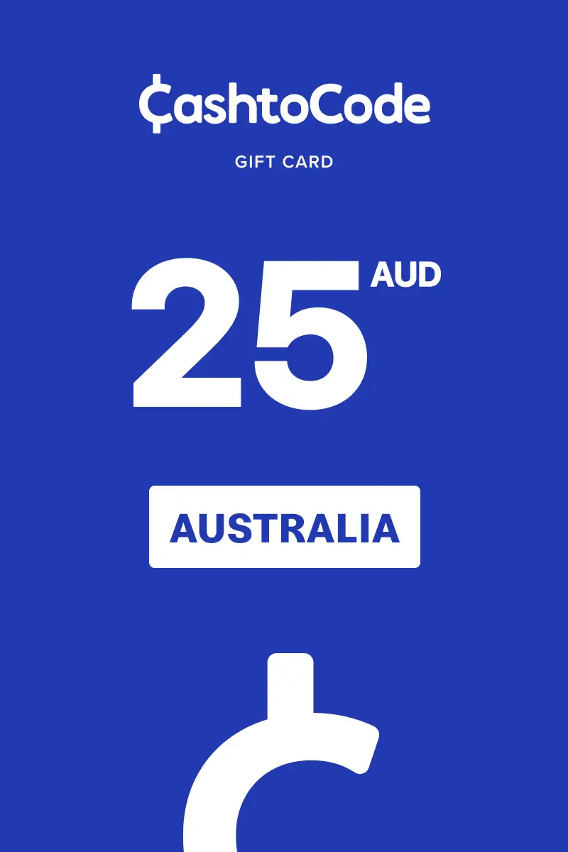 CashtoCode 25 AUD Gift Card (Australia) - Digital Key