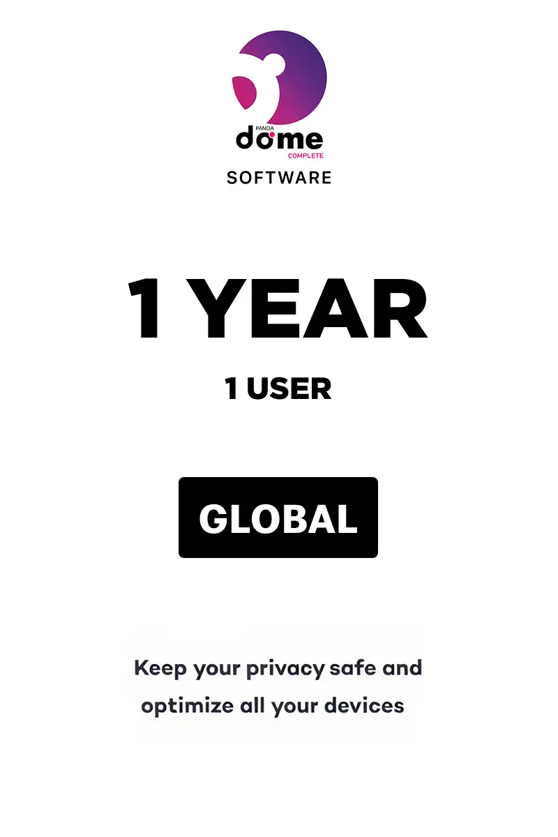 Panda Dome Complete (Global) - 1 Device 1 Year - Digital Key