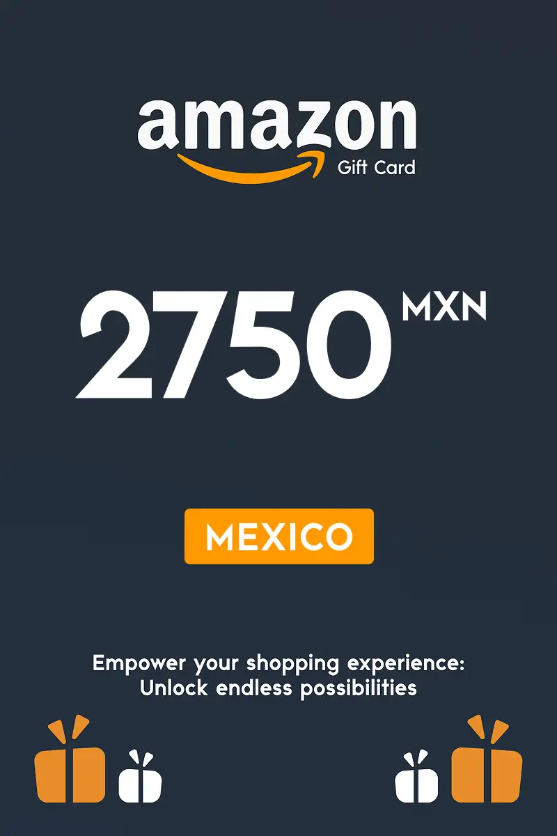 Amazon 2750 MXN Gift Card (Mexico) - Digital Key