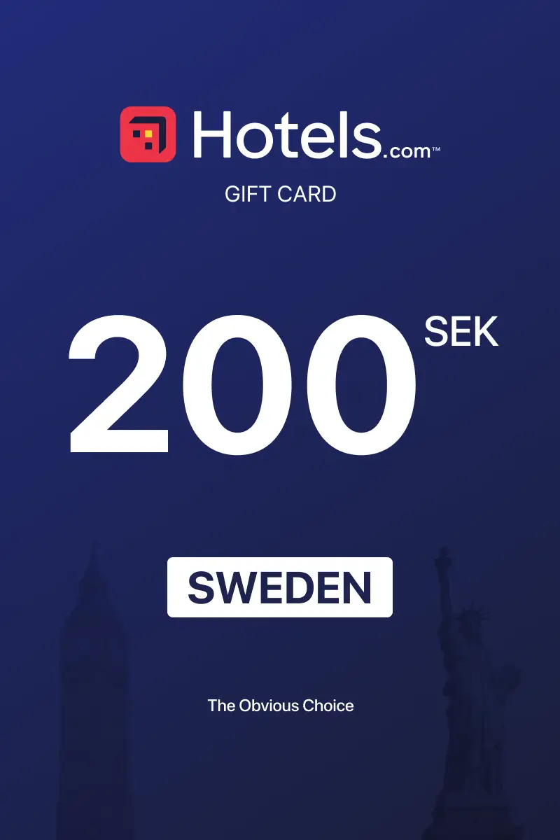 Hotels.com 200 SEK Gift Card (Sweden) - Digital Key