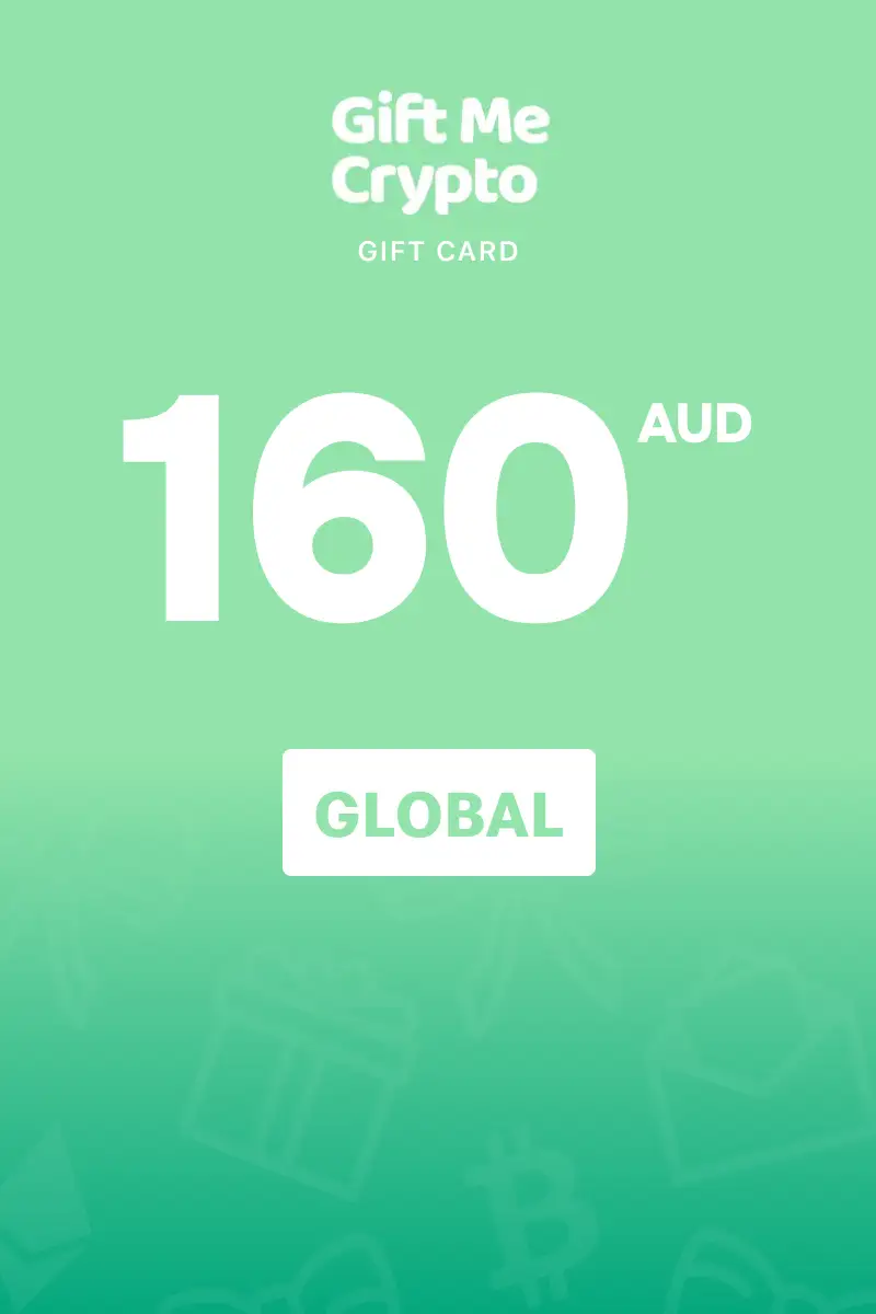 Gift Me Crypto 160 AUD Gift Card (Global) - Digital Key