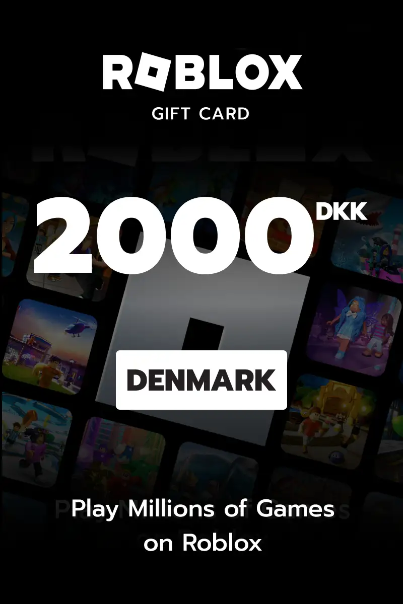 Roblox 2000 DKK Gift Card (Denmark) - Digital Key