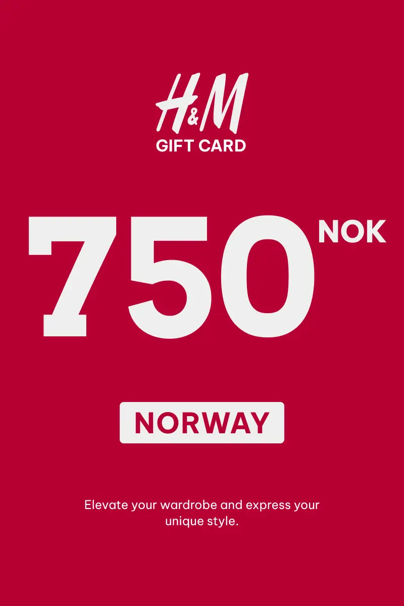 HandM 750 NOK Gift Card (Norway) - Digital Key