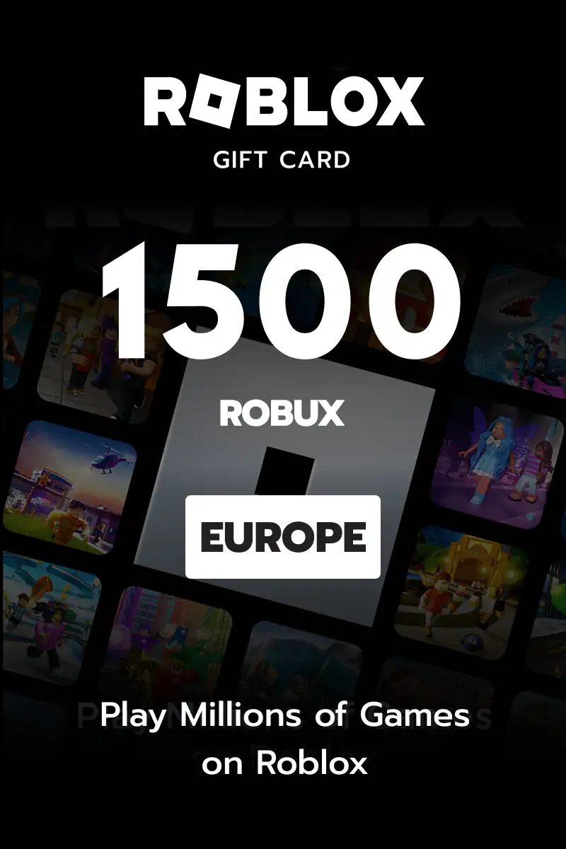 Roblox - 1500 Robux (Europe) - Digital Key