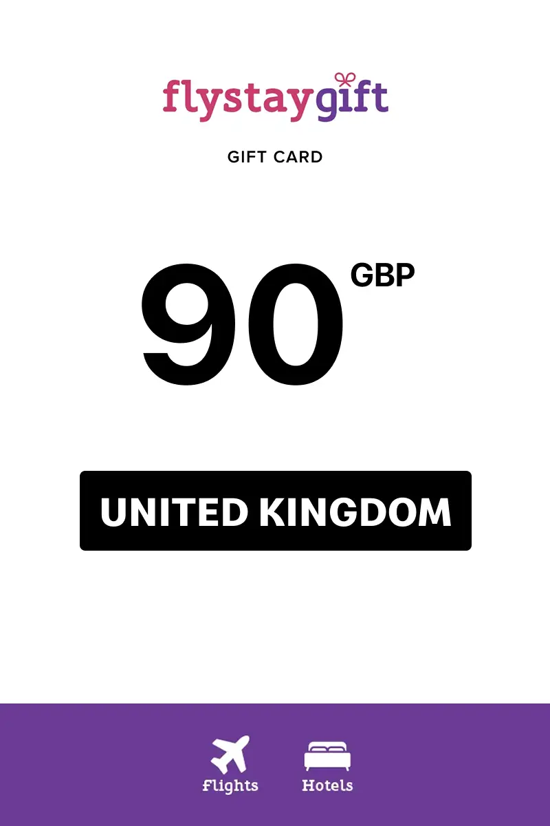 Flystay Gift 90 GBP Gift Card (United Kingdom) - Digital Key