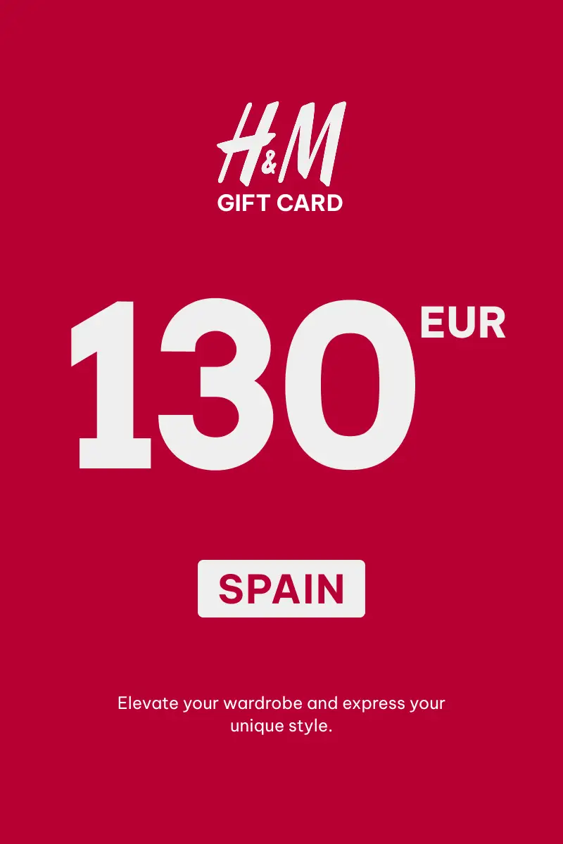 HandM 130 EUR Gift Card (Spain) - Digital Key