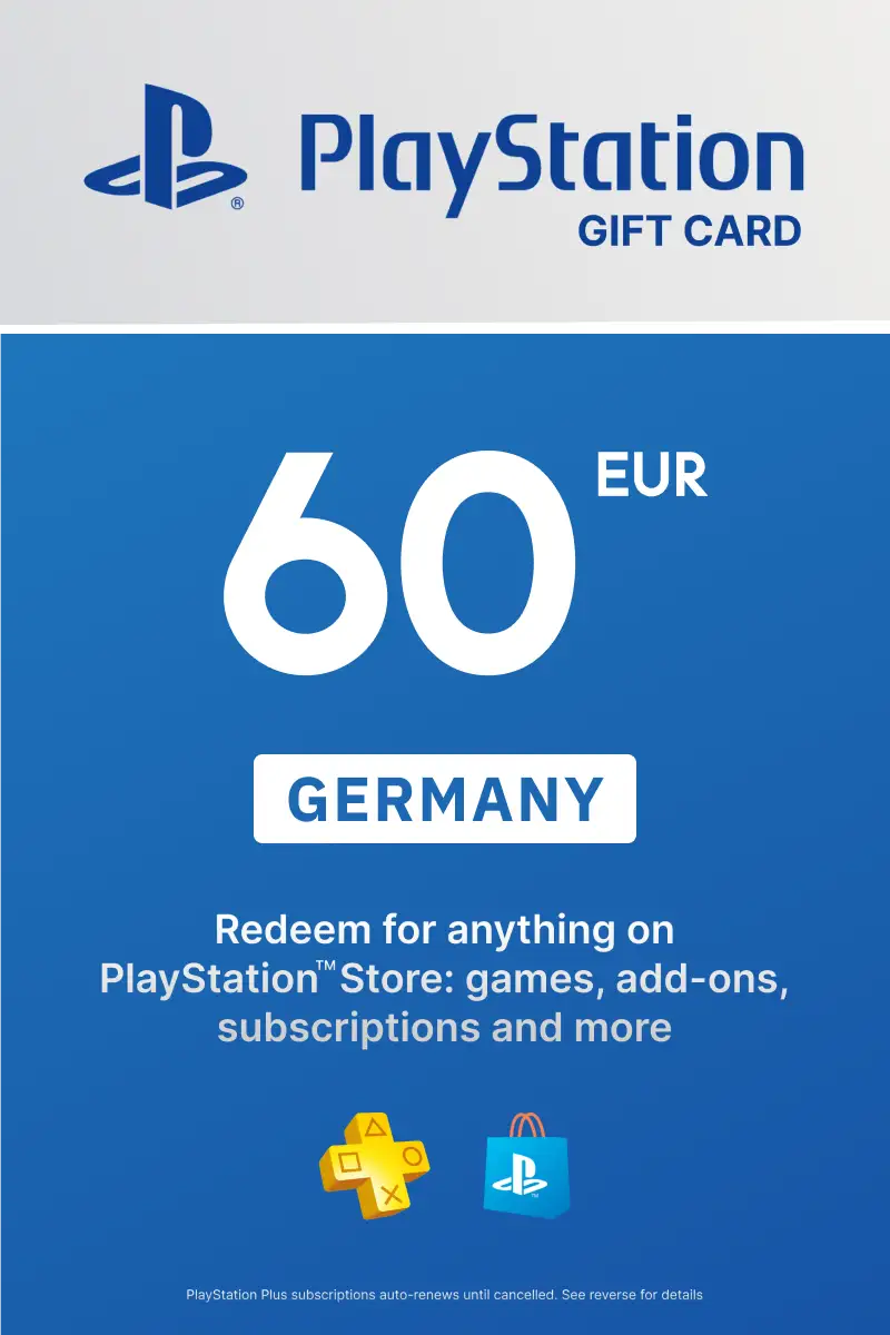 PlayStation Store 60 EUR Gift Card (Germany) - Digital Key