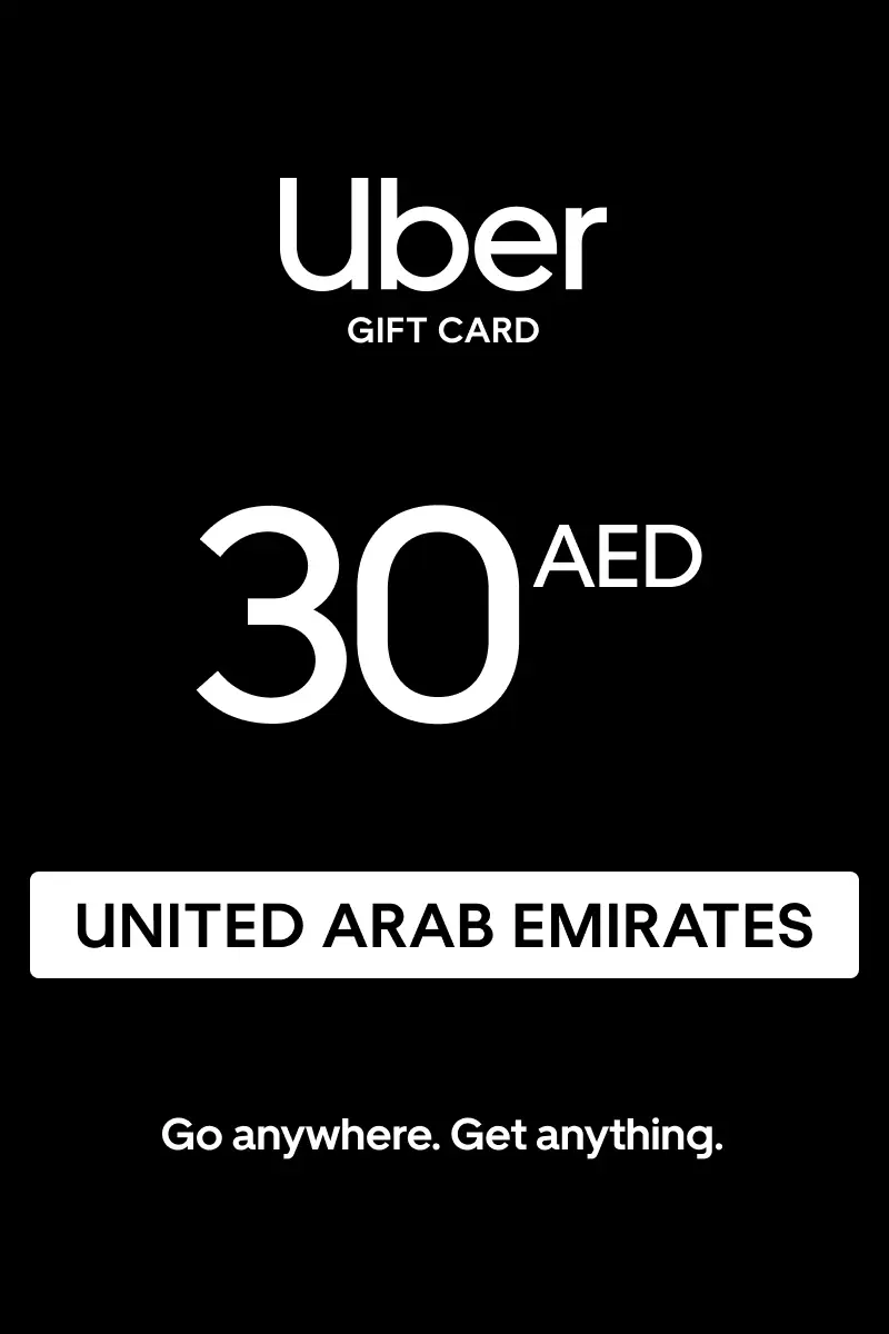 Uber 30 AED Gift Card (United Arab Emirates) - Digital Key