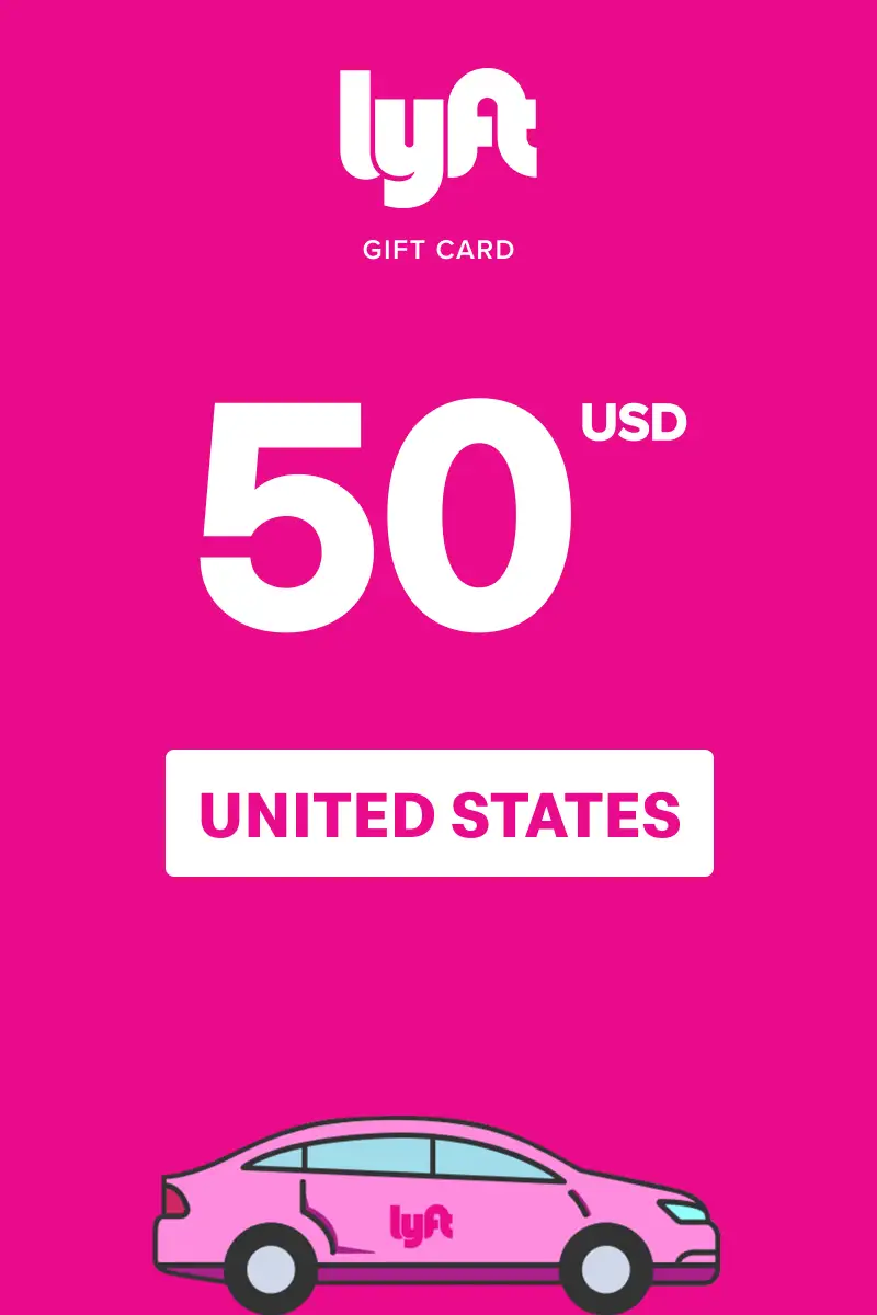 Lyft 50 USD Gift Card (United States) - Digital Key