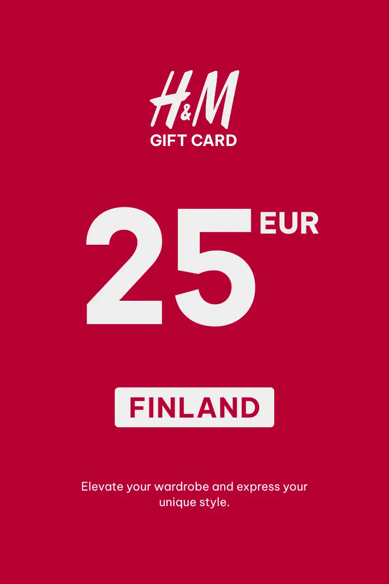HandM 25 EUR Gift Card (Finland) - Digital Key