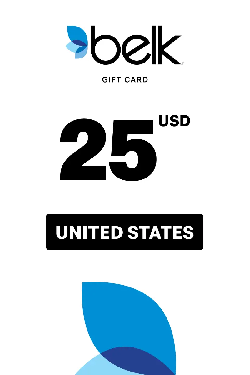 Belk 25 USD Gift Card (United States) - Digital Key