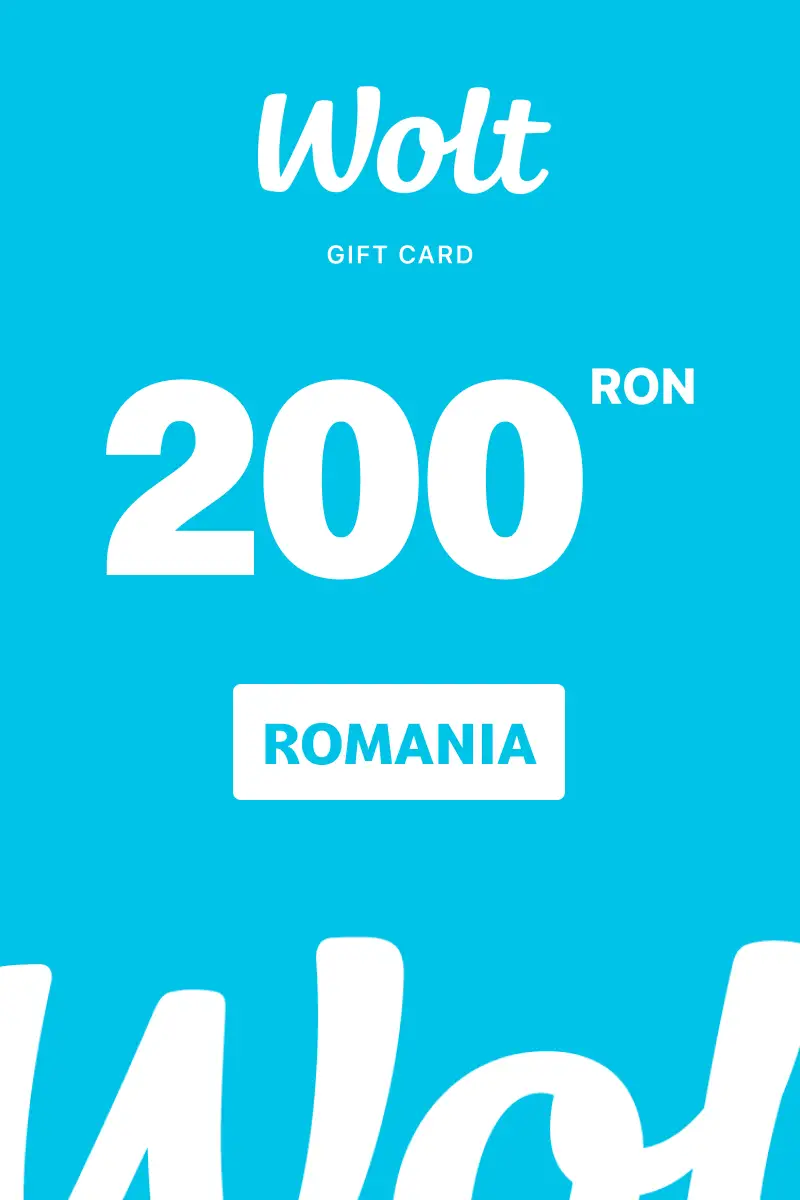 Wolt 200 RON Gift Card (Romania) - Digital Key