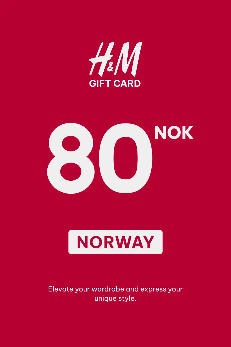 HandM 80 NOK Gift Card (Norway) - Digital Key