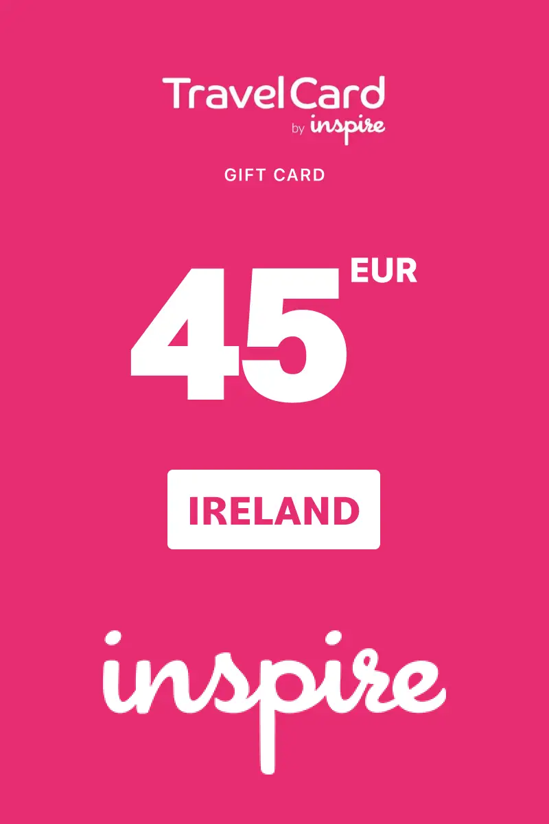 TravelCard by Inspire 45 EUR Gift Card (Ireland) - Digital Key