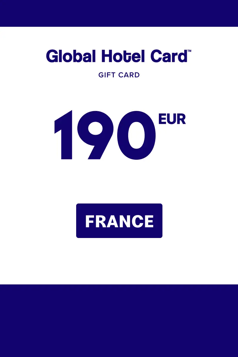 Global Hotel Card 190 EUR Gift Card (France) - Digital Key