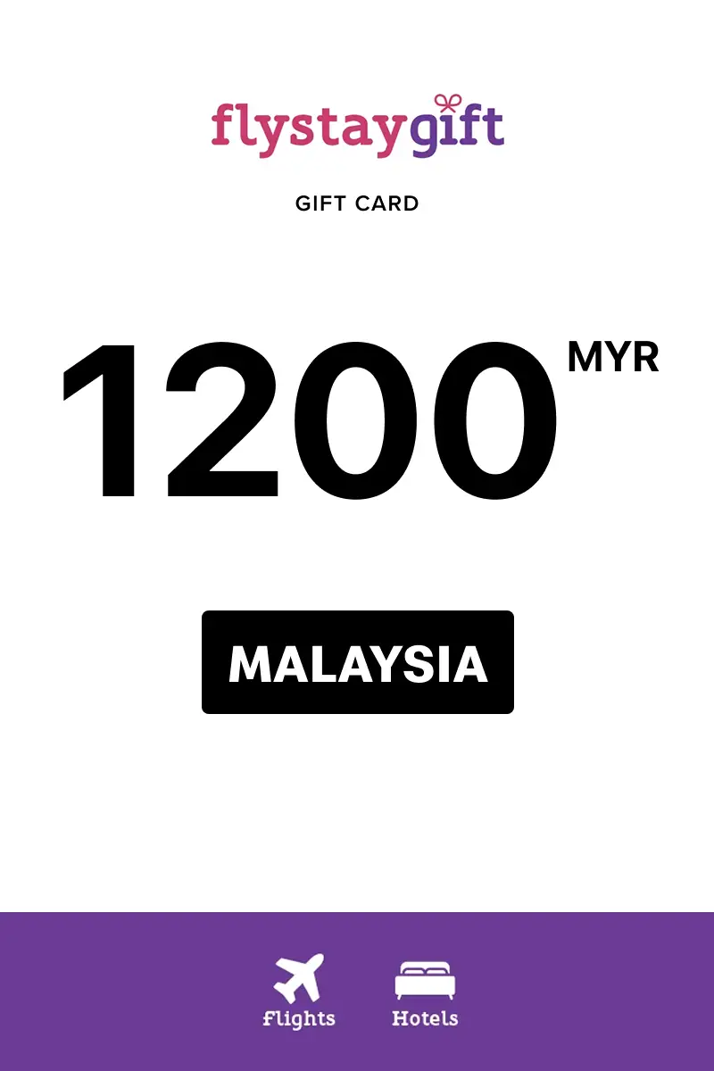 Flystay Gift 1200 MYR Gift Card (Malaysia) - Digital Key