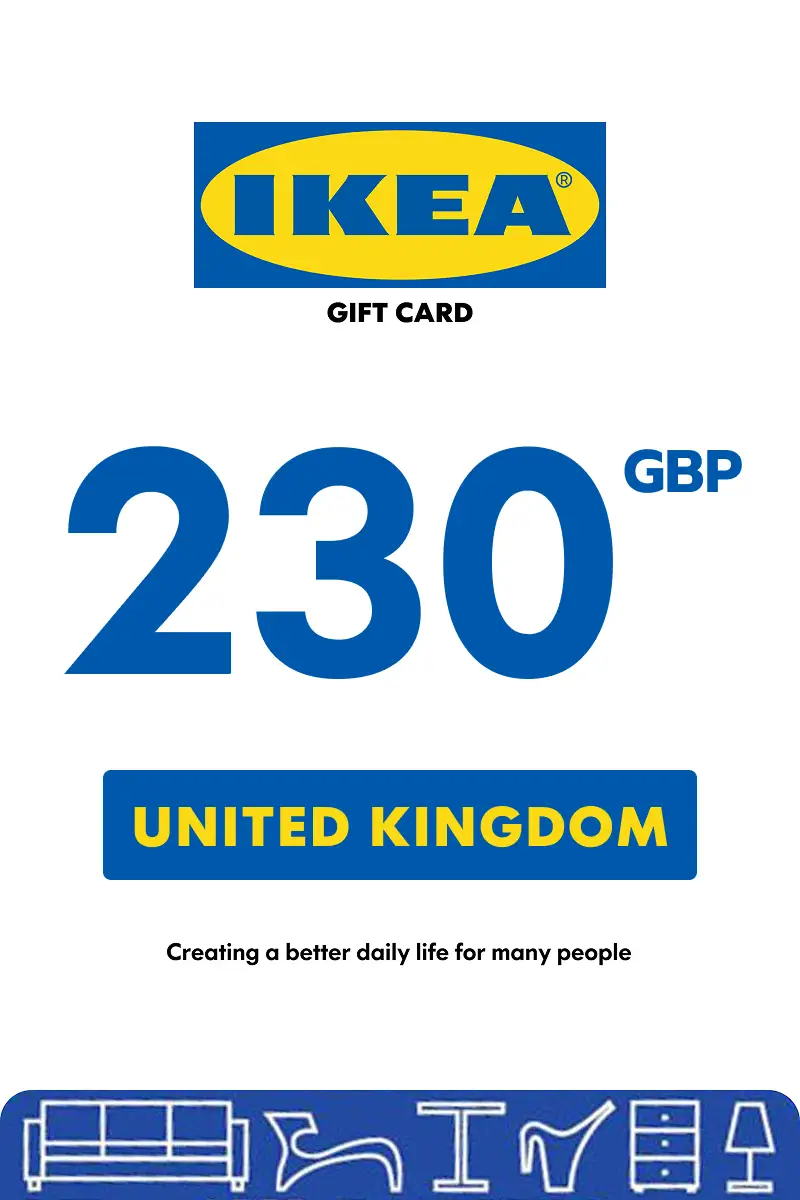 IKEA 230 GBP Gift Card (United Kingdom) - Digital Key