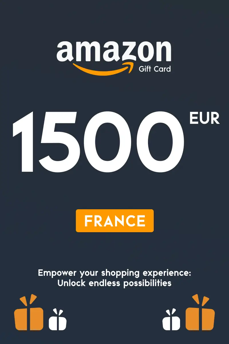 Amazon 1500 EUR Gift Card (France) - Digital Key