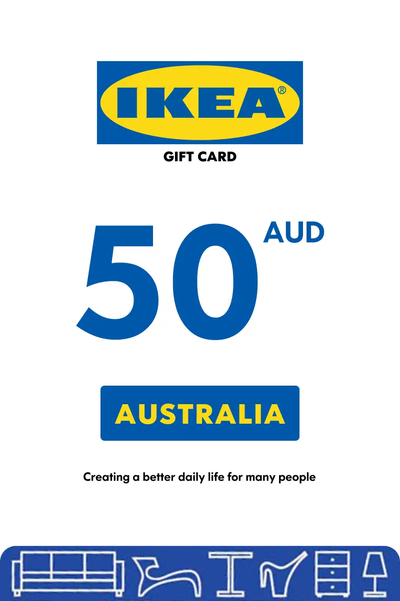 IKEA 50 AUD Gift Card (Australia) - Digital Key