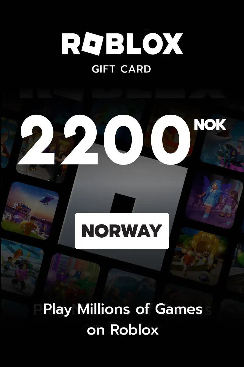 Roblox 2200 NOK Gift Card (Norway) - Digital Key