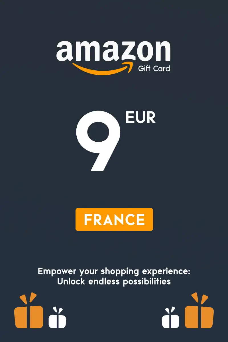 Amazon 9 EUR Gift Card (France) - Digital Key