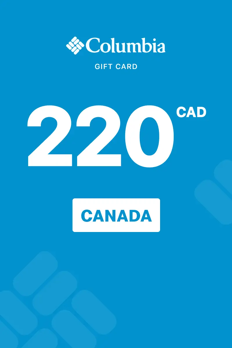 Columbia Sportswear 220 CAD Gift Card (Canada) - Digital Key