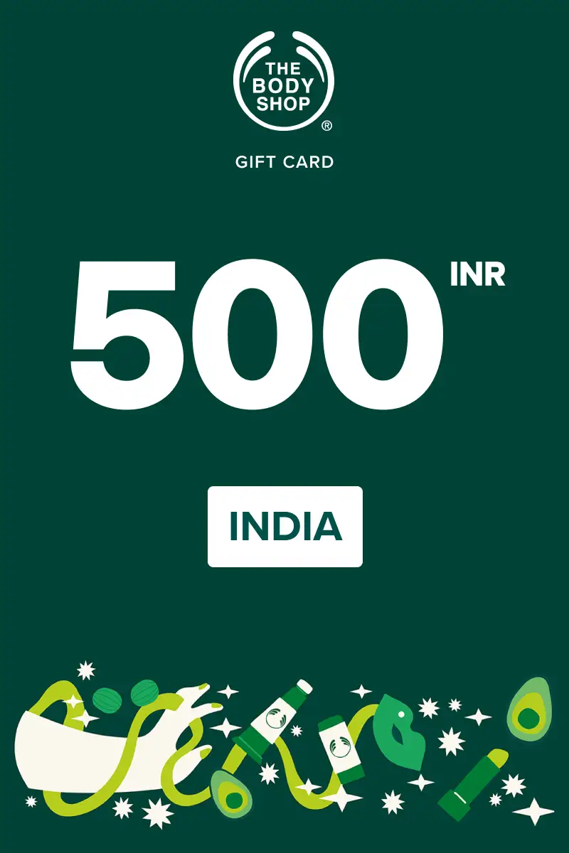 The Body Shop 500 INR Gift Card (India) - Digital Key