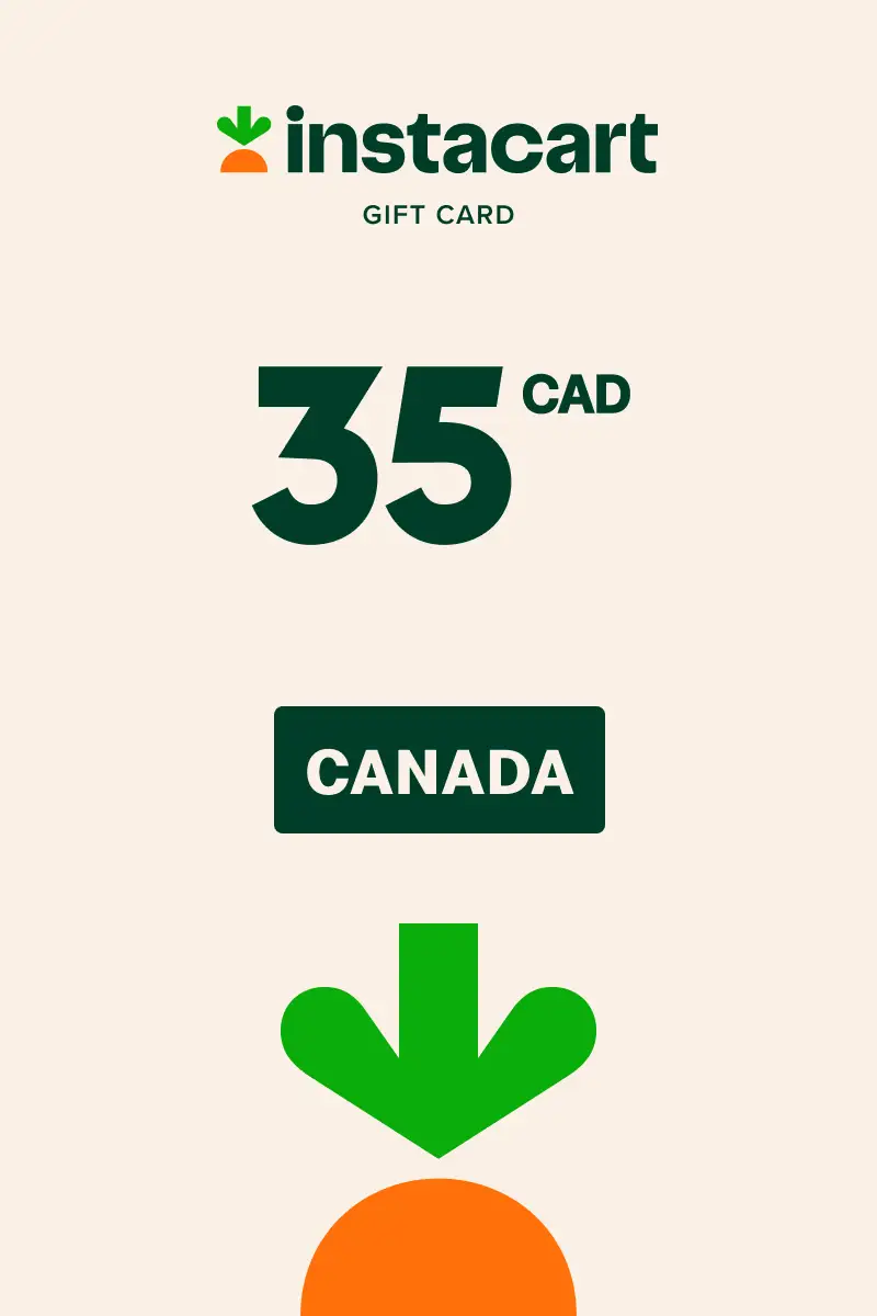Instacart 35 CAD Gift Card (Canada) - Digital Key