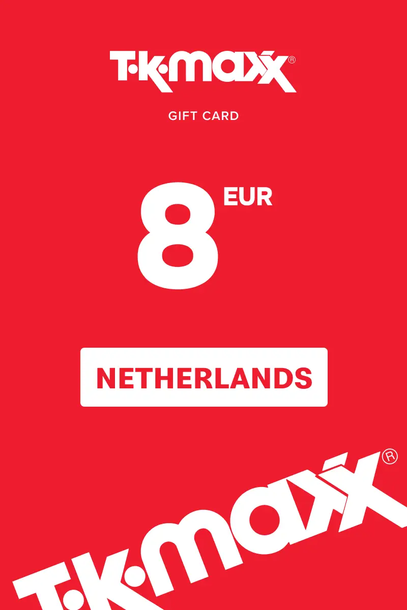 TK Maxx 8 EUR Gift Card (Netherlands) - Digital Key