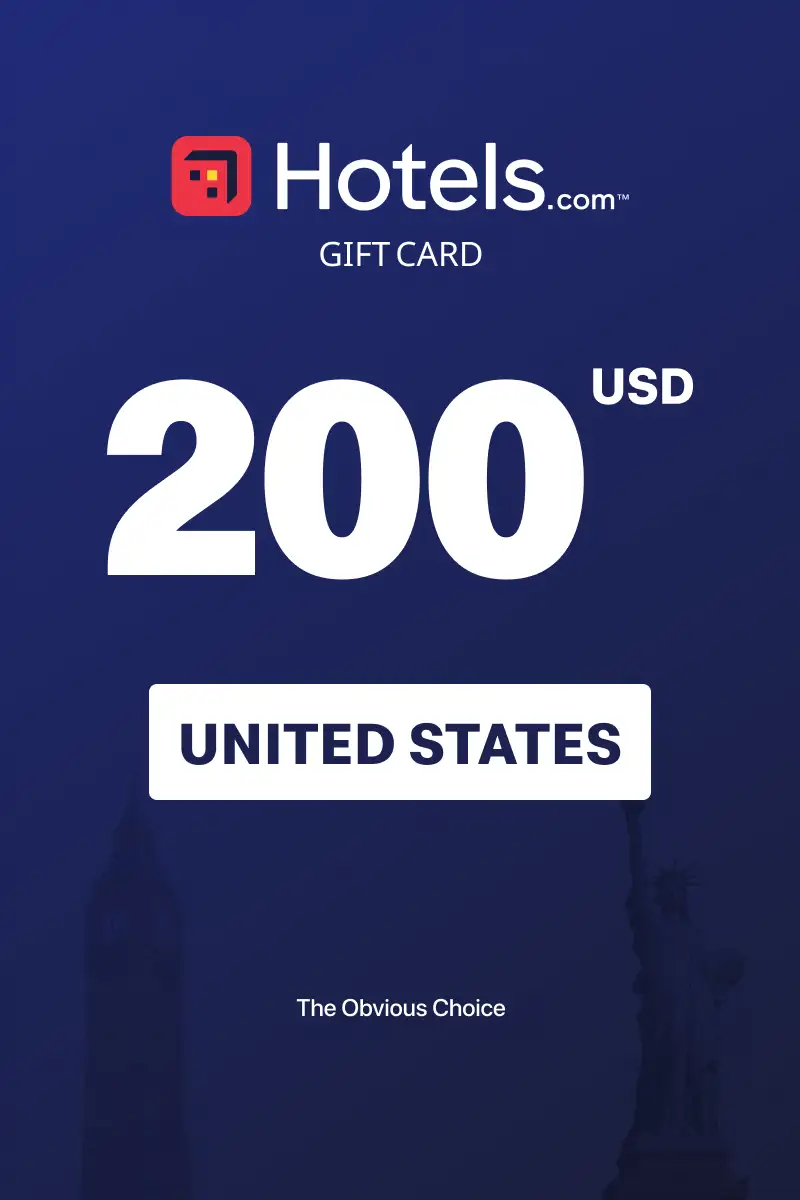 Hotels.com 200 USD Gift Card (United States) - Digital Key