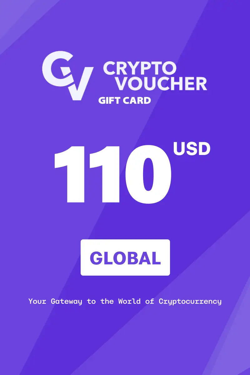 Crypto Voucher (BTC) 110 USD Gift Card (Global) - Digital Key