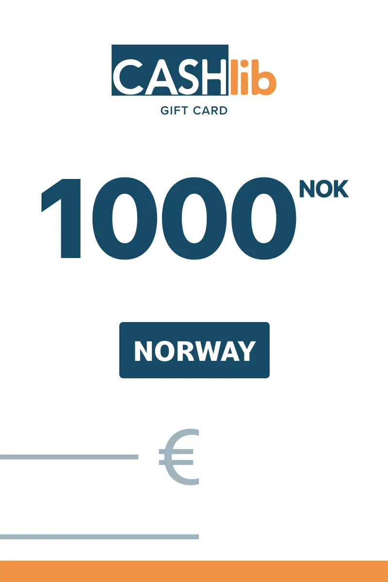 CASHlib 1000 NOK Gift Card (Norway) - Digital Key