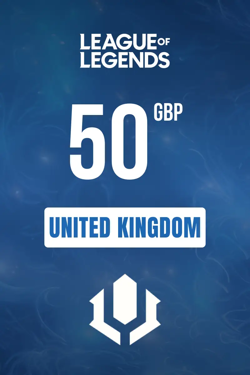 League of legends 50 GBP Gift Card (United Kingdom) - Digital Key