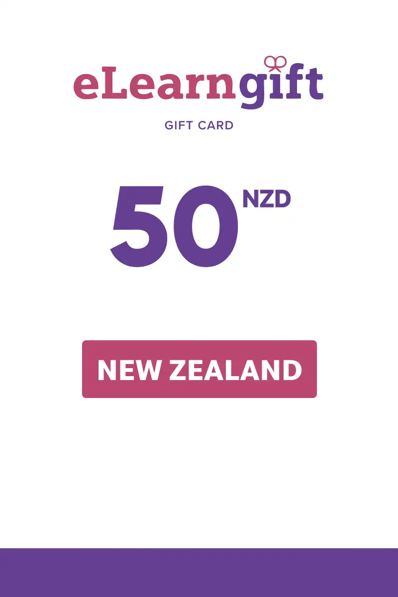eLearnGift 50 NZD Gift Card (New Zealand) - Digital Key