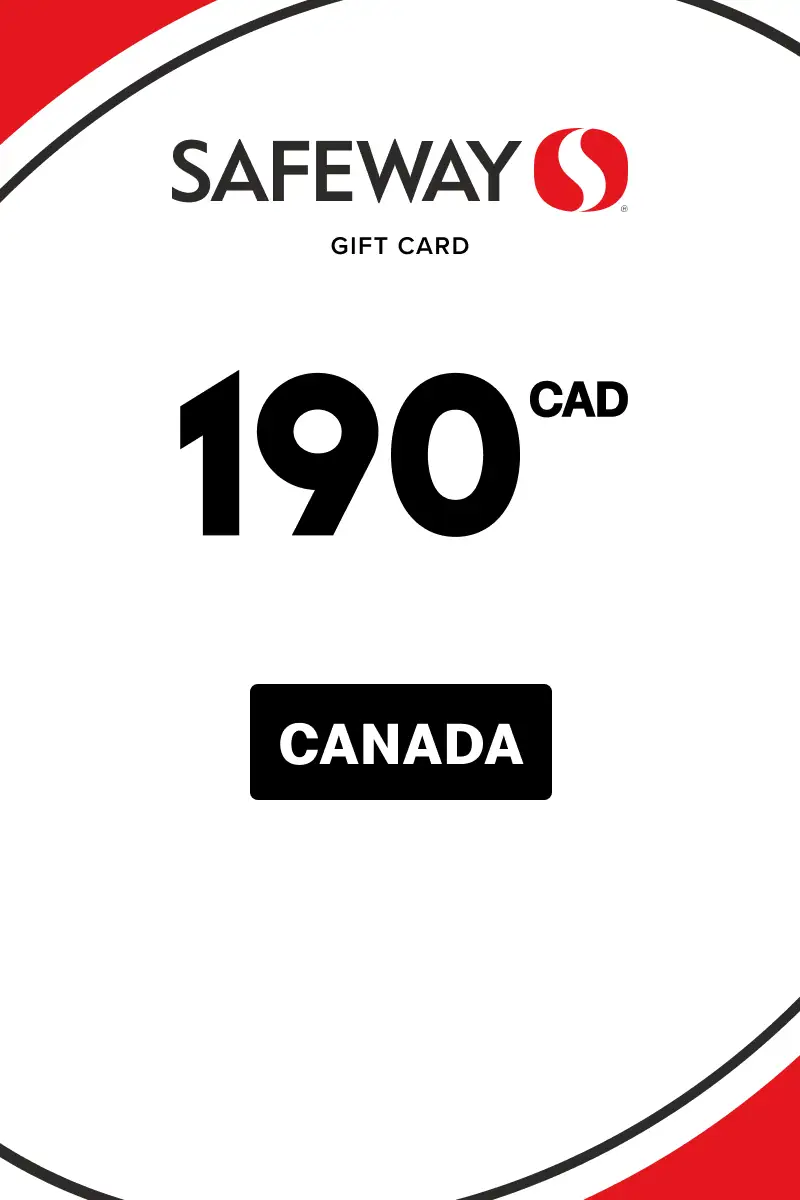 Safeway 190 CAD Gift Card (Canada) - Digital Key