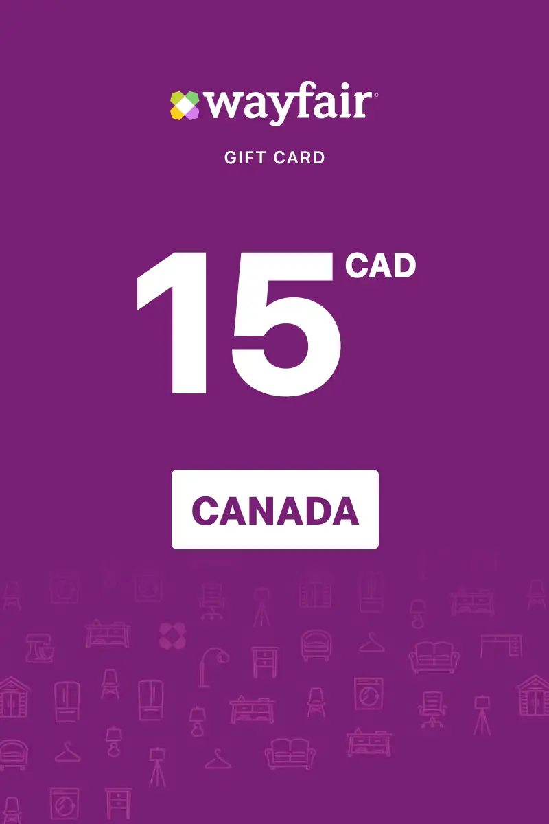 Wayfair 15 CAD Gift Card (Canada) - Digital Key