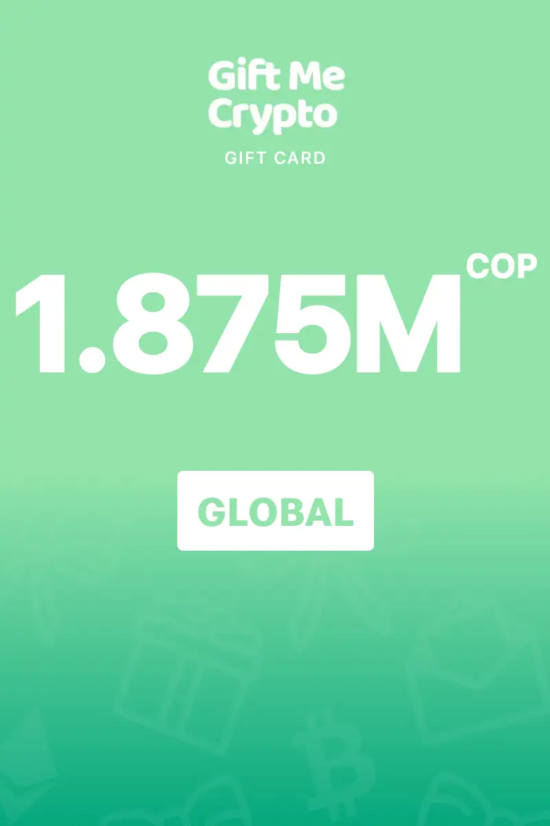 Gift Me Crypto 1875000 COP Gift Card (Global) - Digital Key