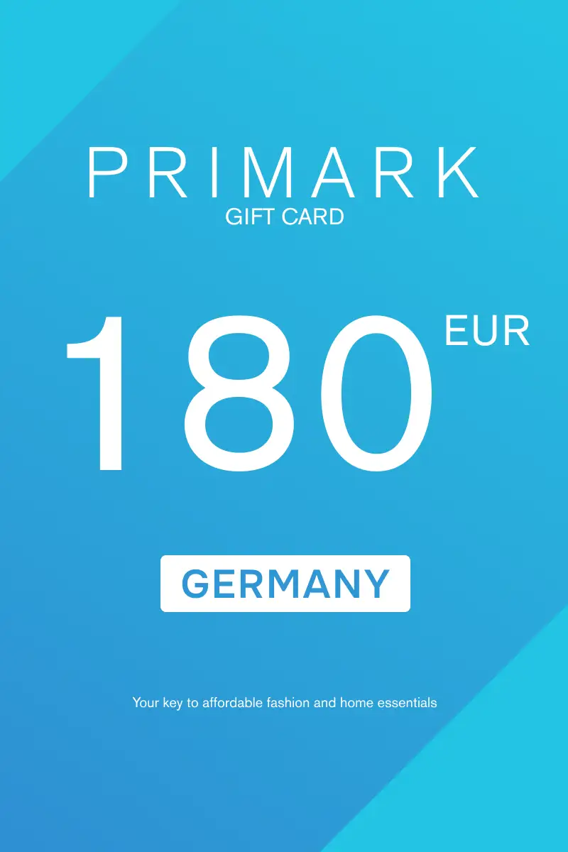 Primark 180 EUR Gift Card (Germany) - Digital Key