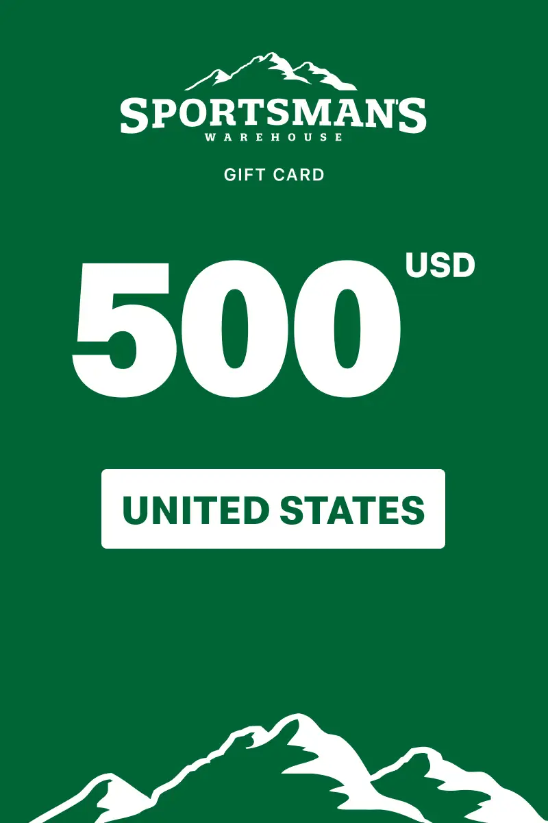 Sportsman's Warehouse 500 USD Gift Card (United States) - Digital Key
