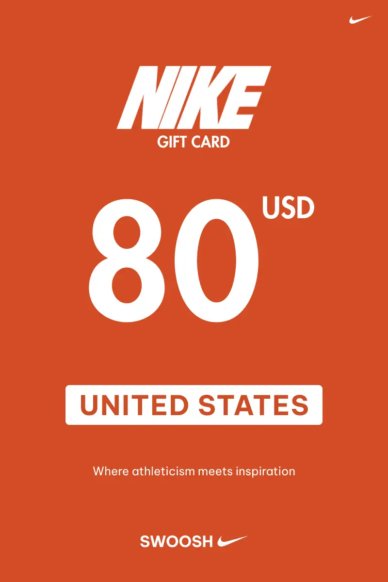 Nike 80 USD Gift Card (United States) - Digital Key